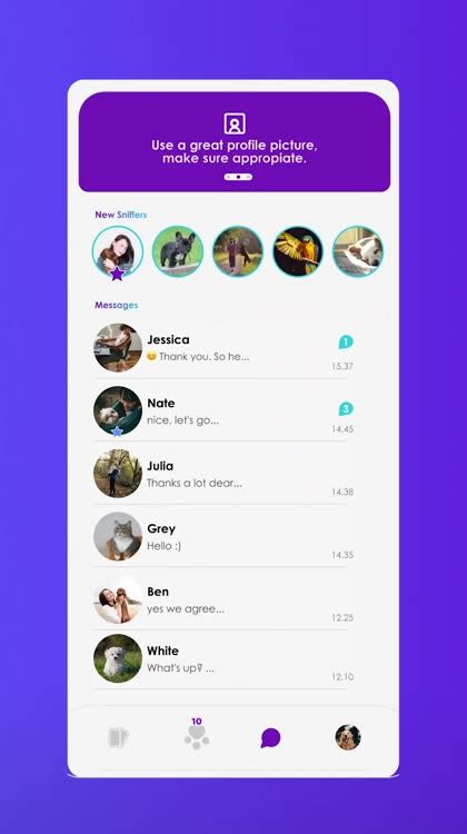 Sniffers dating app - Feb 2, 2024 · Bumble, eharmony, Hinge, Match, Plenty of Fish, and Tinder all offer video chat. Apps with more specific target audiences are also adopting this feature, including the mobile-only Muslim dating ... 